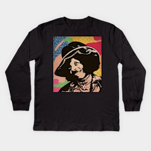 Vintage Poster - Sly Stone Style Kids Long Sleeve T-Shirt